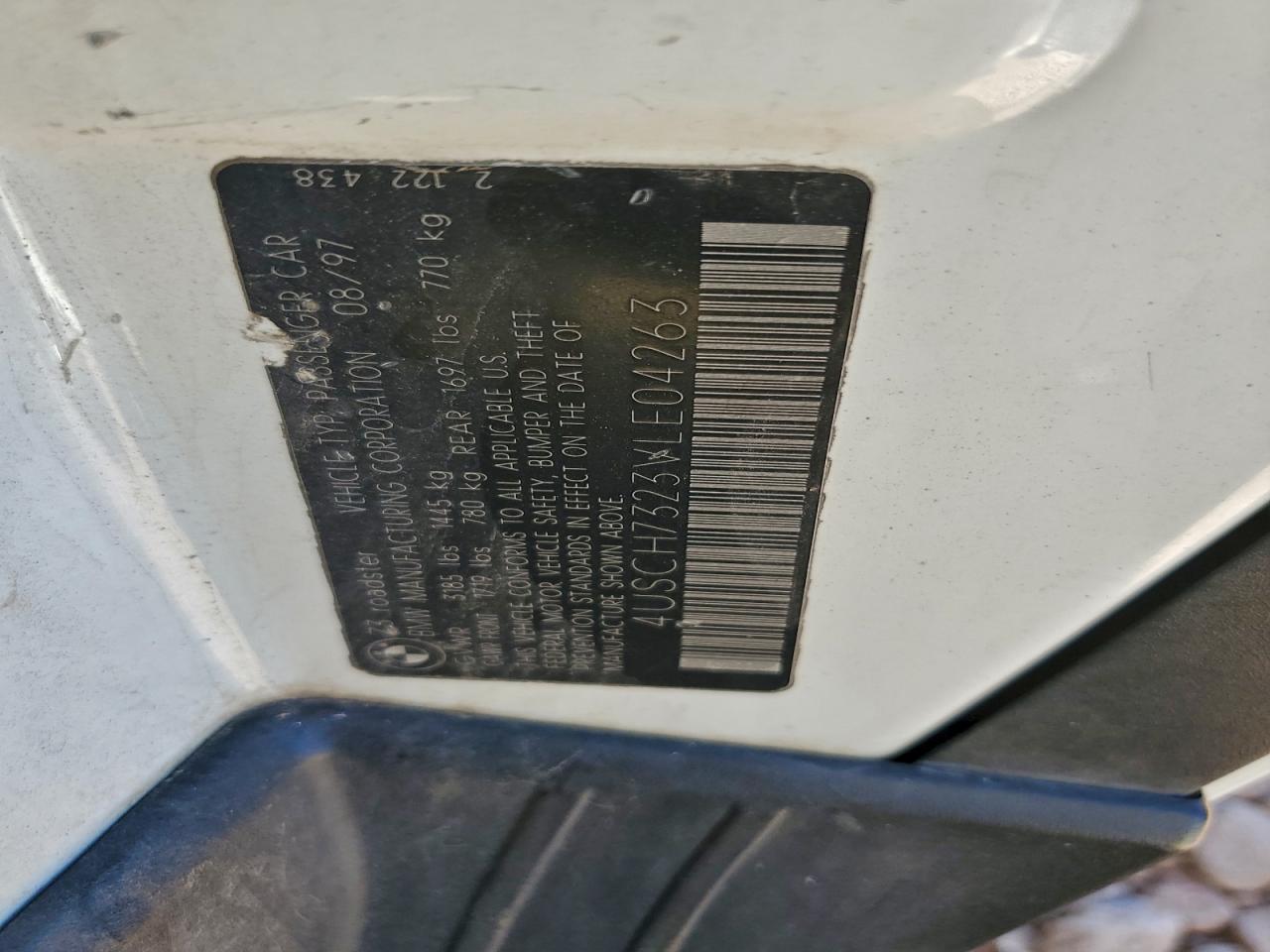 Фото: 4USCH7323VLE04263