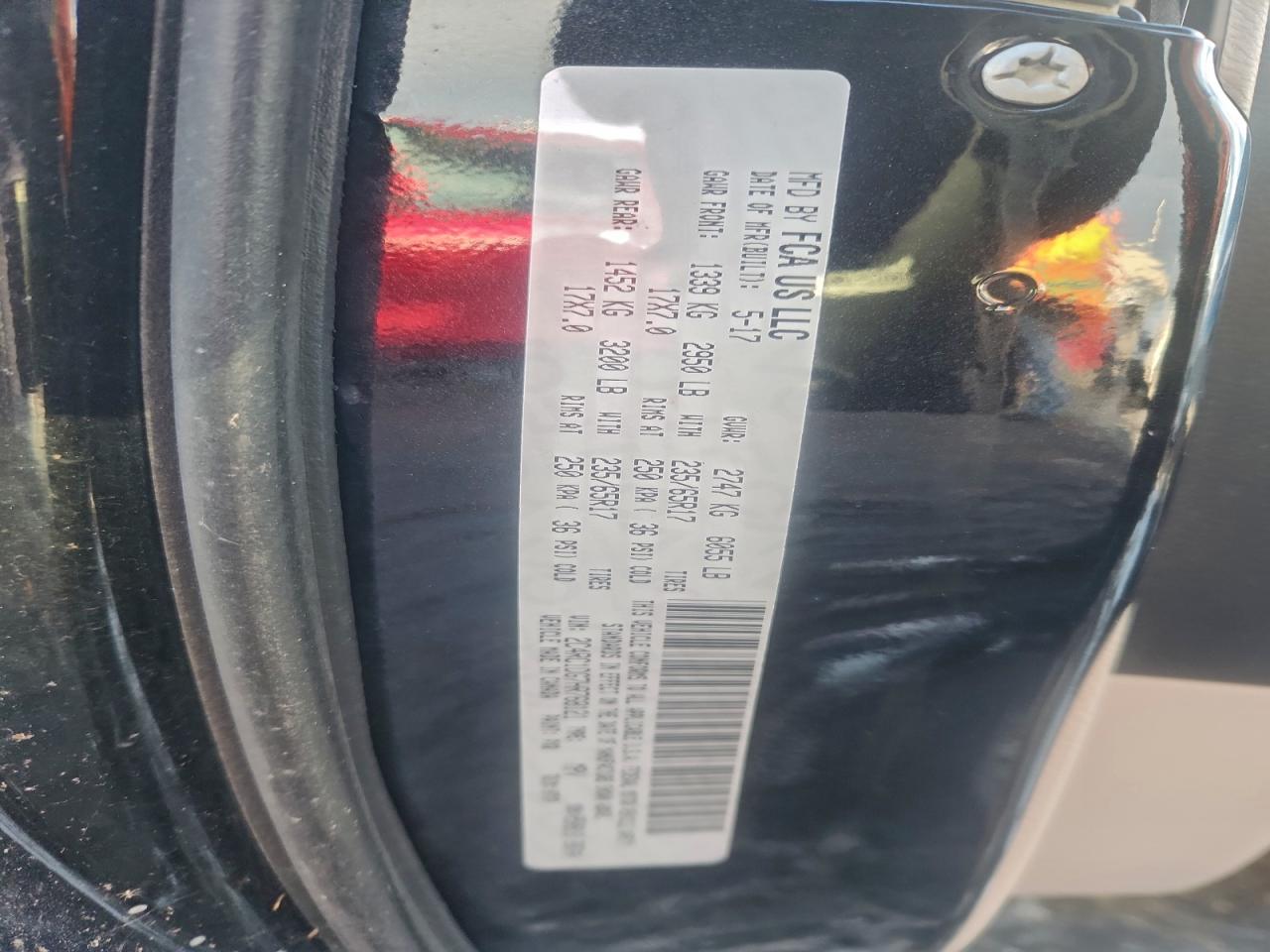 2017 Chrysler Pacifica Touring VIN: 2C4RC1DG7HR768121 Lot: 94799335