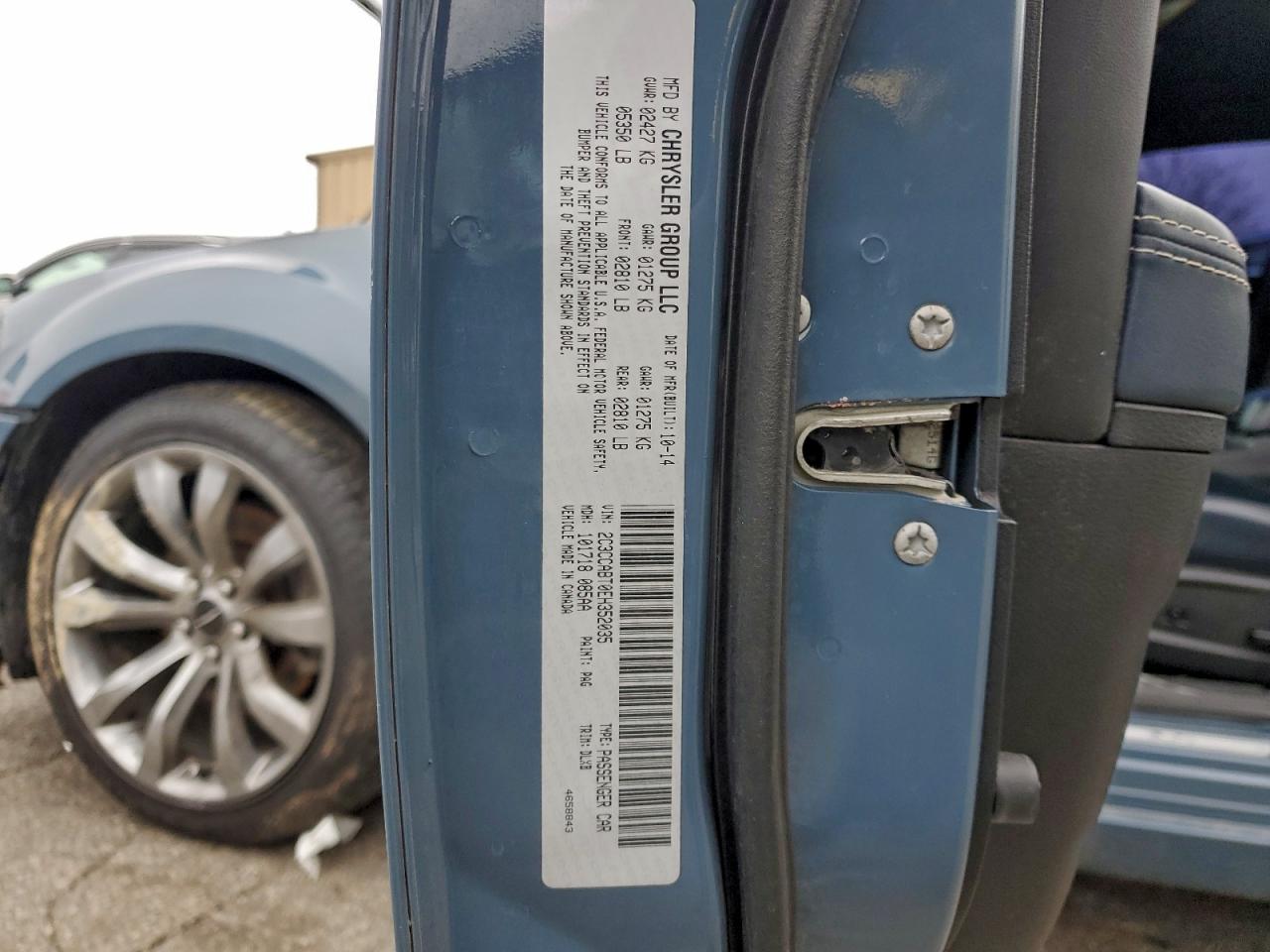 2014 Chrysler 300 S VIN: 2C3CCABT0EH352035 Lot: 94312645