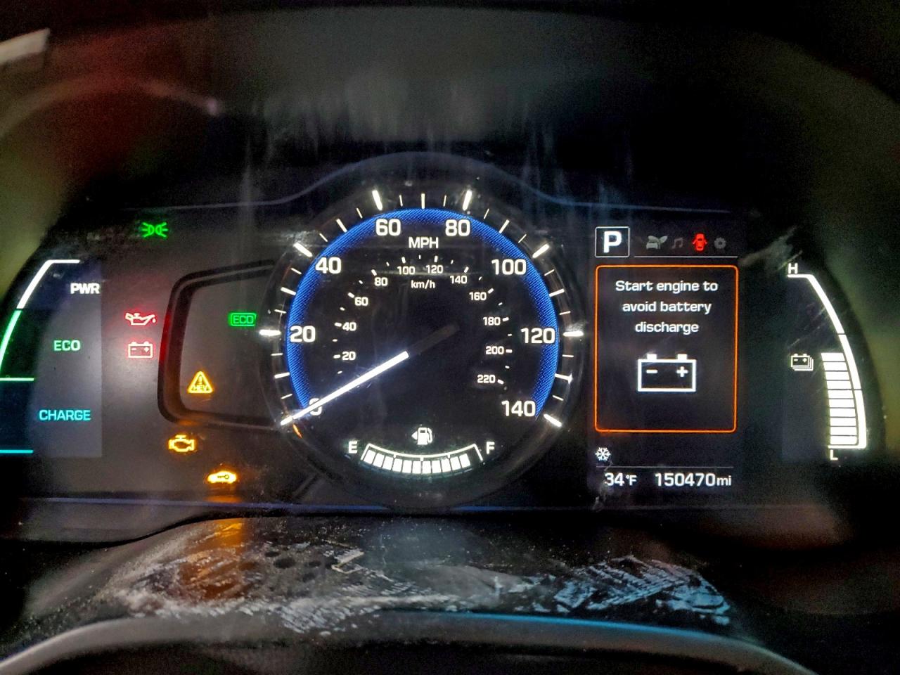 2019 Hyundai Ioniq Blue VIN: KMHC65LC4KU110555 Lot: 95254685