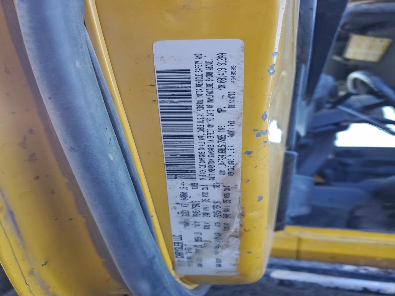 2008 Jeep Wrangler X VIN: 1J4FA24168L517085 Lot: 94875825