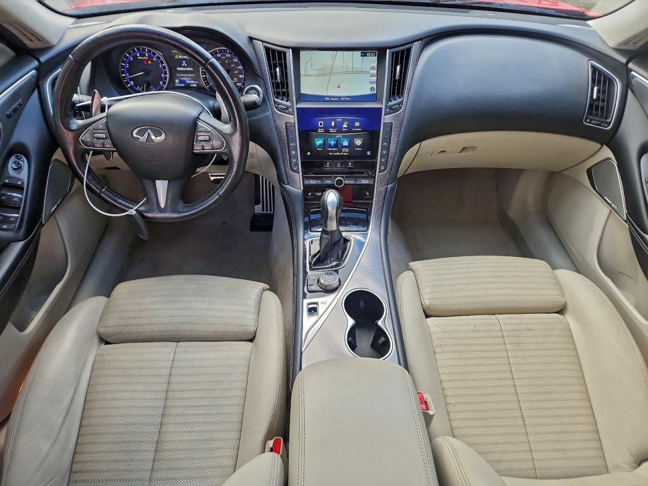 2017 Infiniti Q50 Red Sport 400 VIN: JN1FV7AP7HM850487 Lot: 96260165