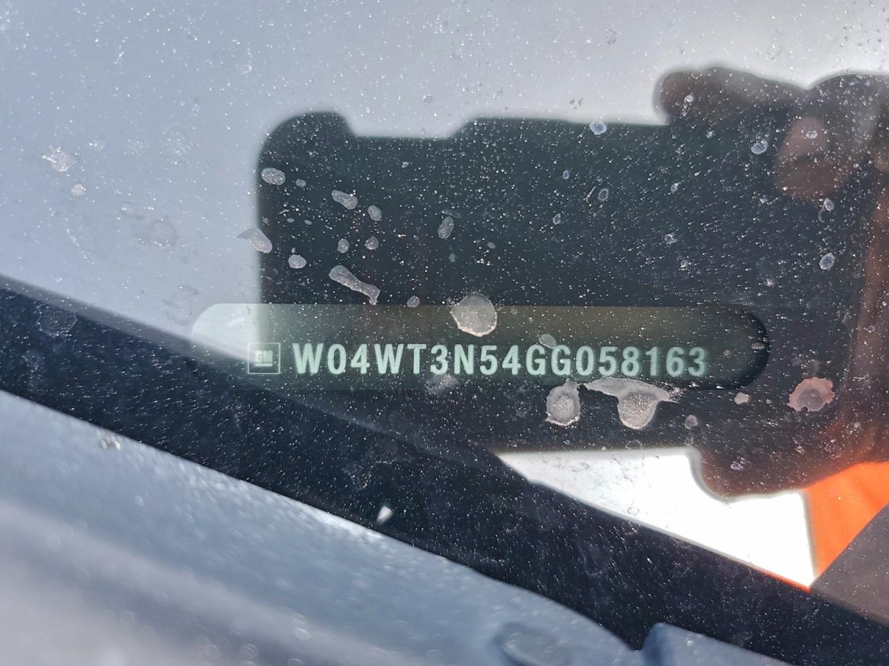 2016 Buick Cascada Premium VIN: W04WT3N54GG058163 Lot: 95493295