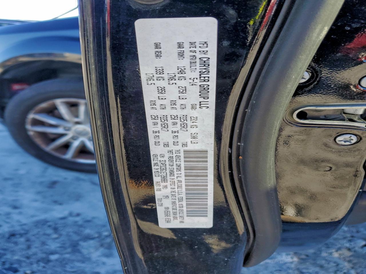 2014 Dodge Journey Sxt VIN: 3C4PDCBG1ET280889 Lot: 96359325