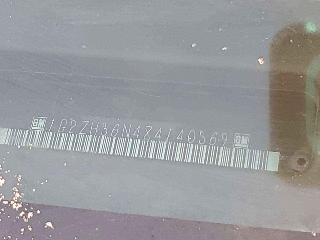 2008 Pontiac G6 Gt VIN: 1G2ZH36N484140369 Lot: 95505965