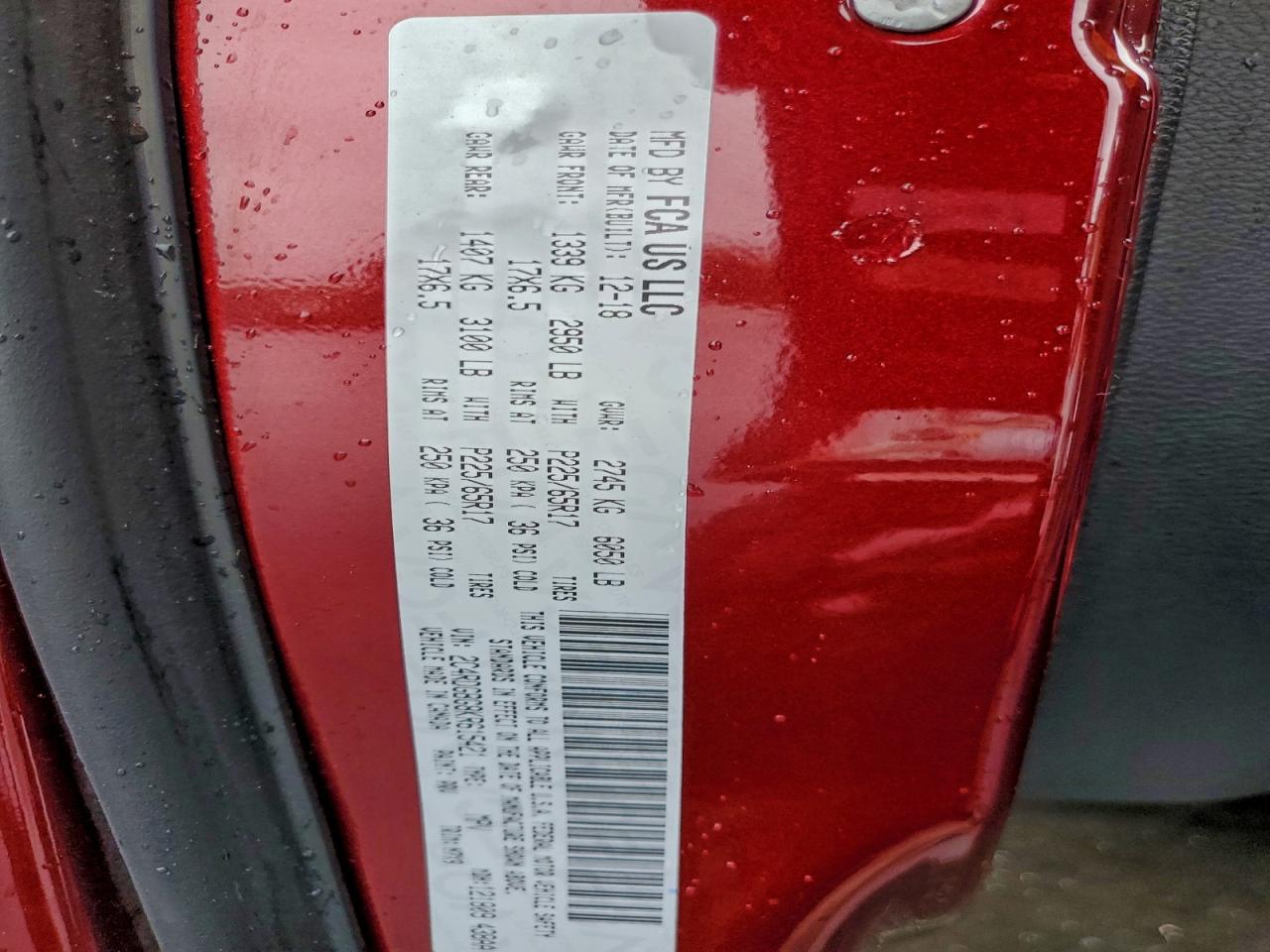 2019 Dodge Grand Caravan Se VIN: 2C4RDGBG8KR615421 Lot: 94872425