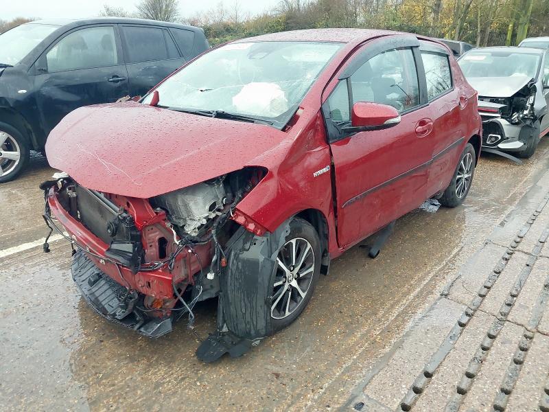 2018 TOYOTA YARIS 1.5 HYBRID ICON TECH 5DR CVT for sale at Copart SANDWICH