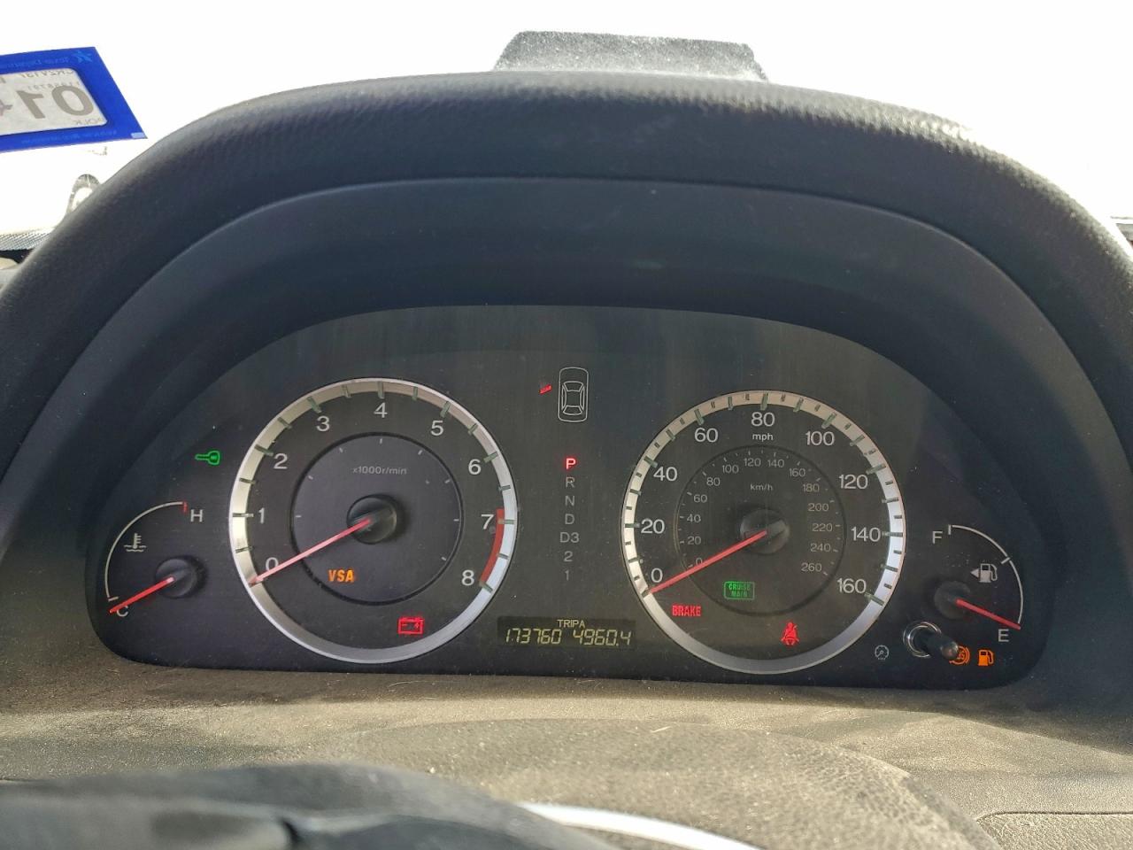 2009 Honda Accord Lx VIN: 1HGCP26389A156835 Lot: 98013325