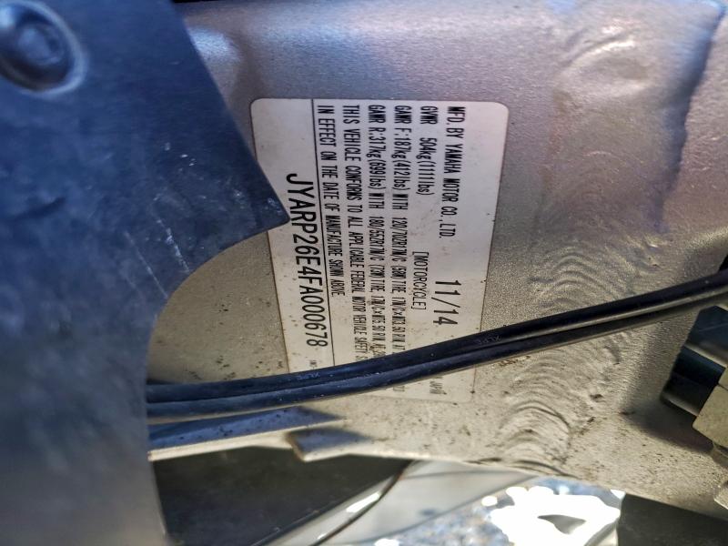 2015 YAMAHA FJR1300 AE  