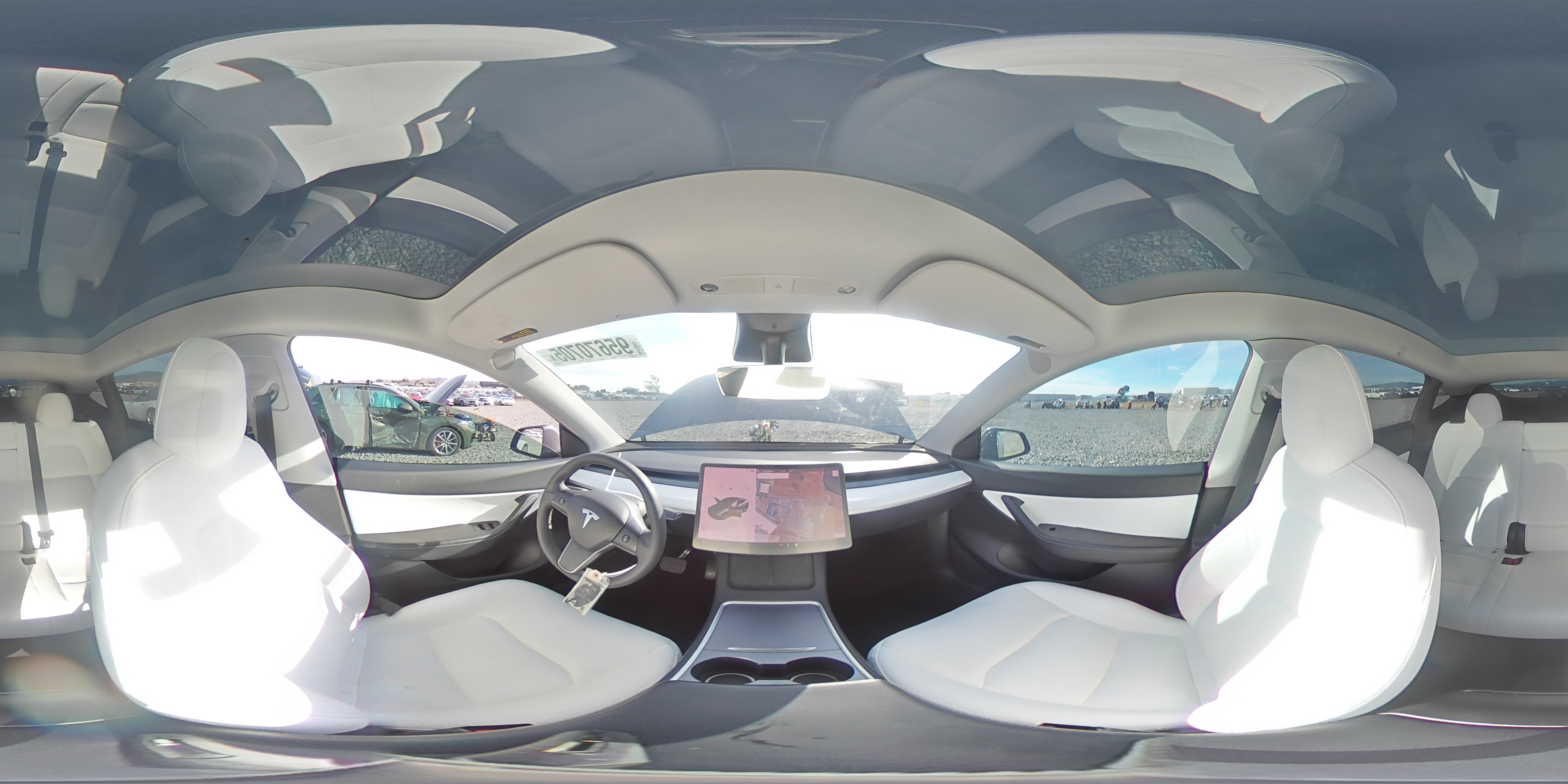 2021 Tesla Model Y VIN: 5YJYGDEE2MF257355 Lot: 95670705