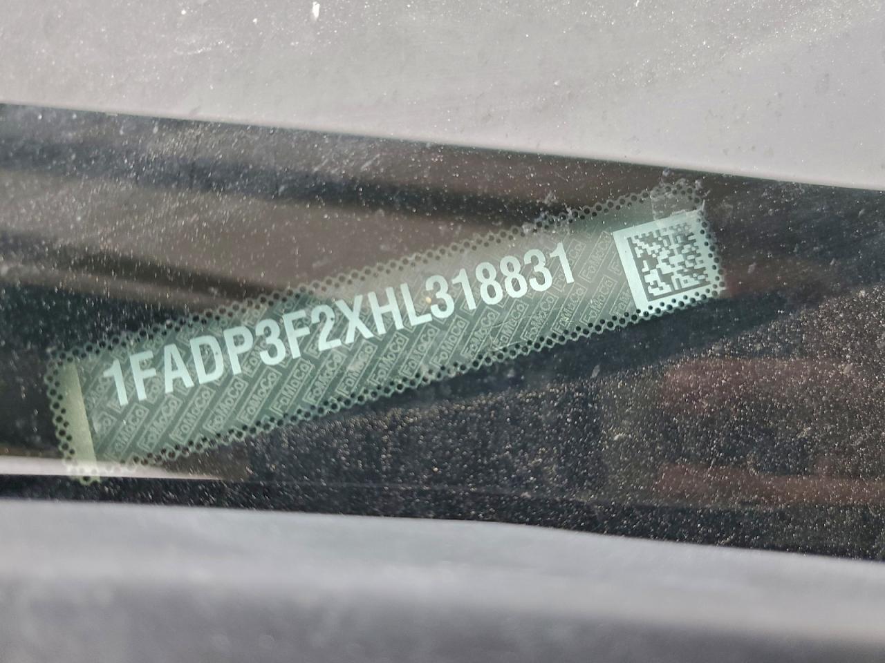 2017 Ford Focus Se VIN: 1FADP3F2XHL318831 Lot: 95097465