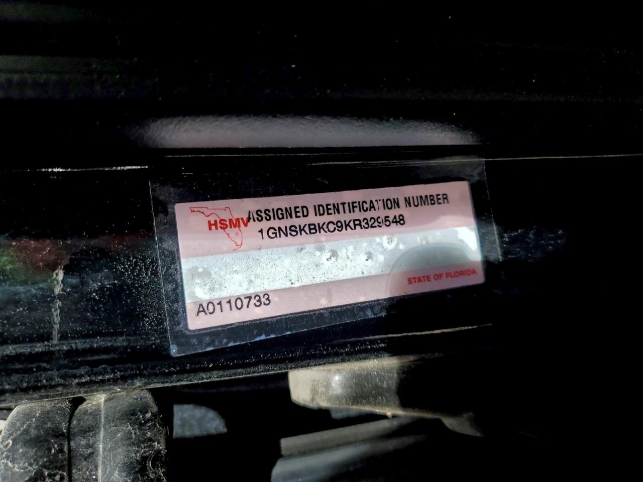 2019 Chevrolet Tahoe K1500 Lt VIN: 1GNSKBKC9KR329548 Lot: 59867045