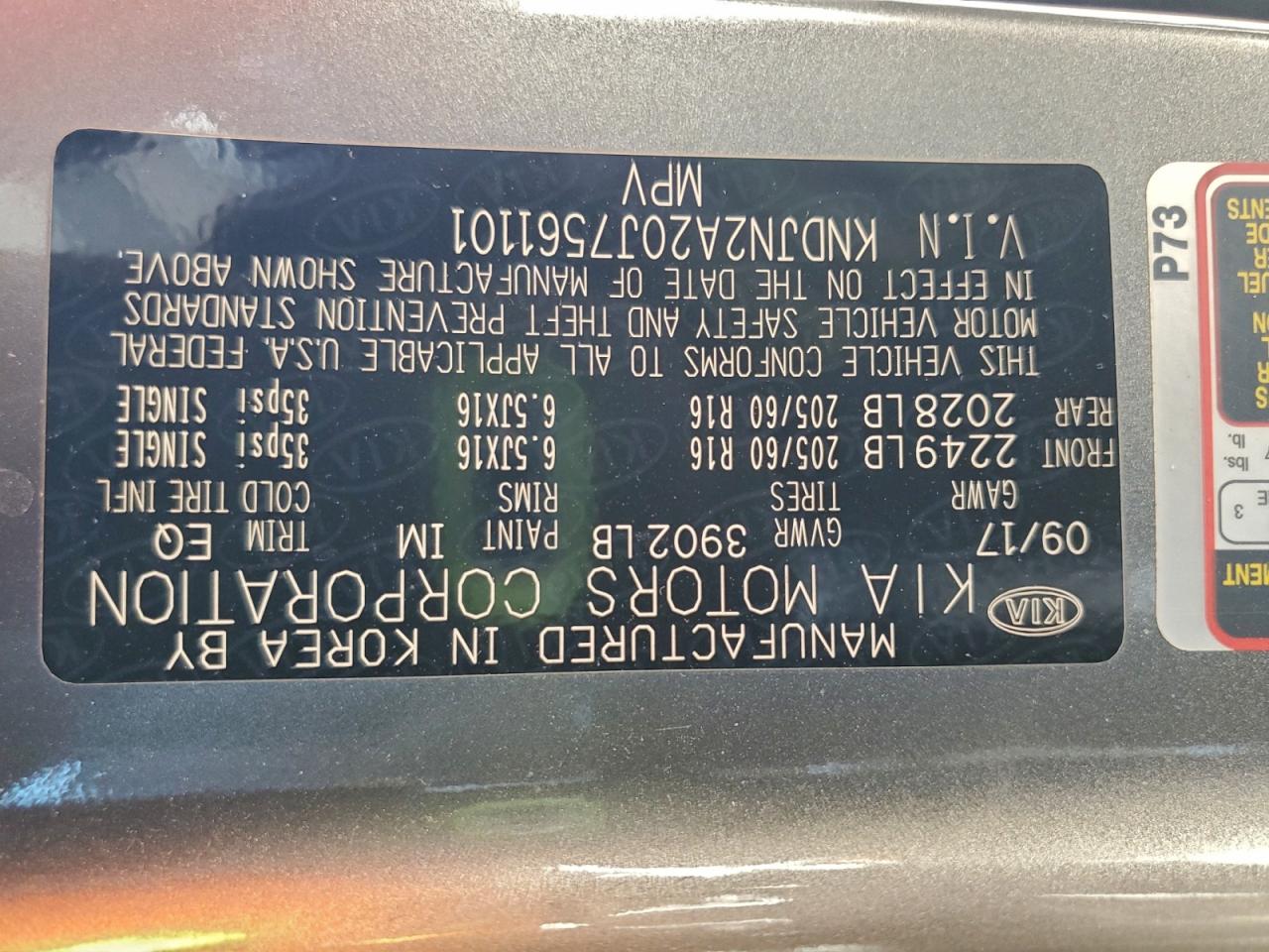 2018 Kia Soul VIN: KNDJN2A20J7561101 Lot: 96127995