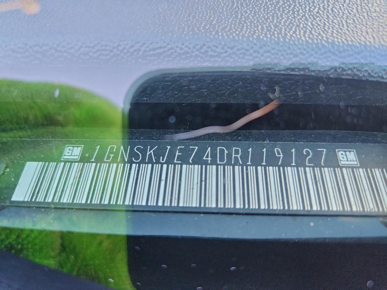 2013 Chevrolet Suburban K1500 Lt VIN: 1GNSKJE74DR119127 Lot: 94099985