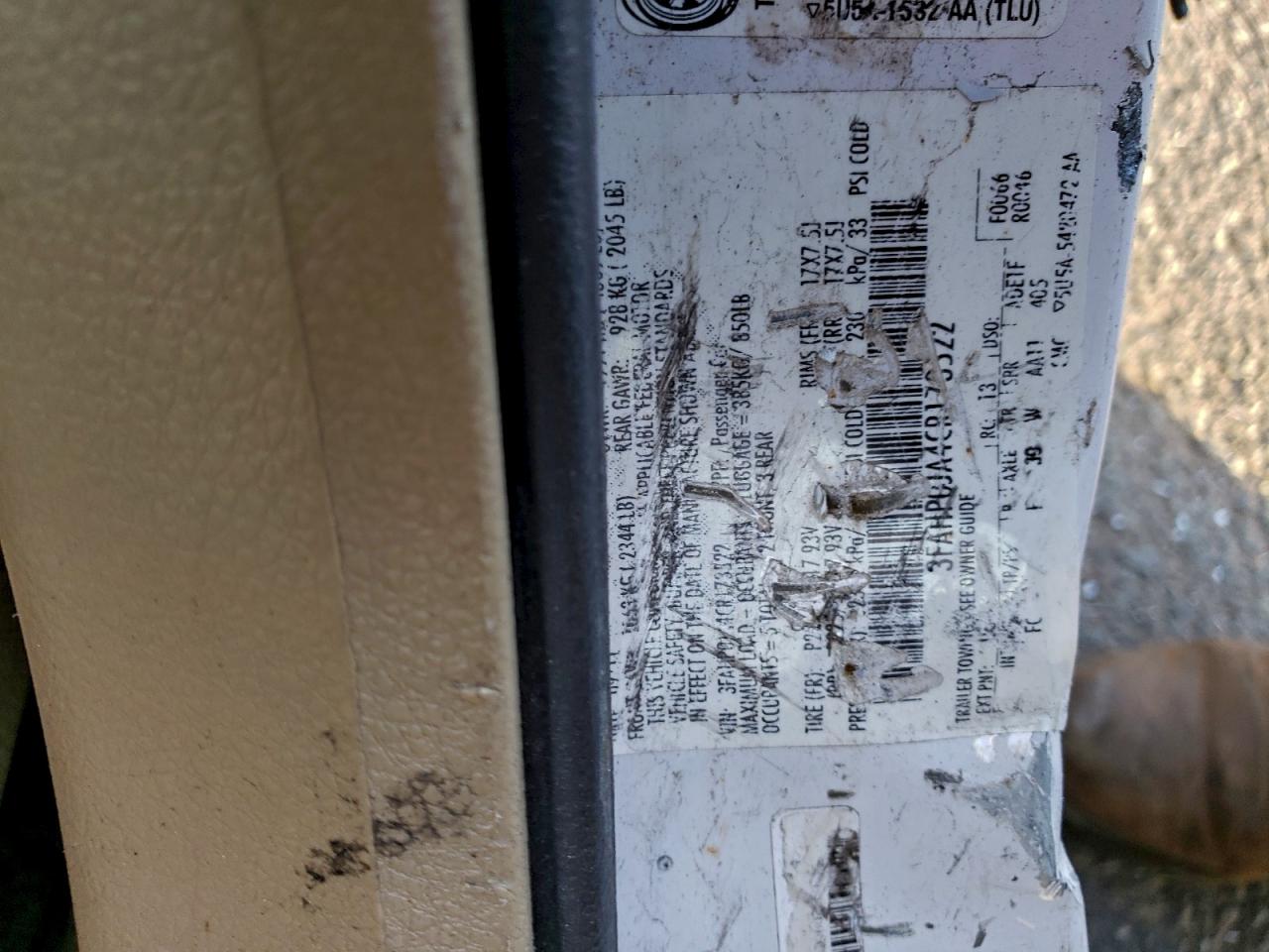 2012 Ford Fusion Sel VIN: 3FAHP0JA4CR173522 Lot: 94928715