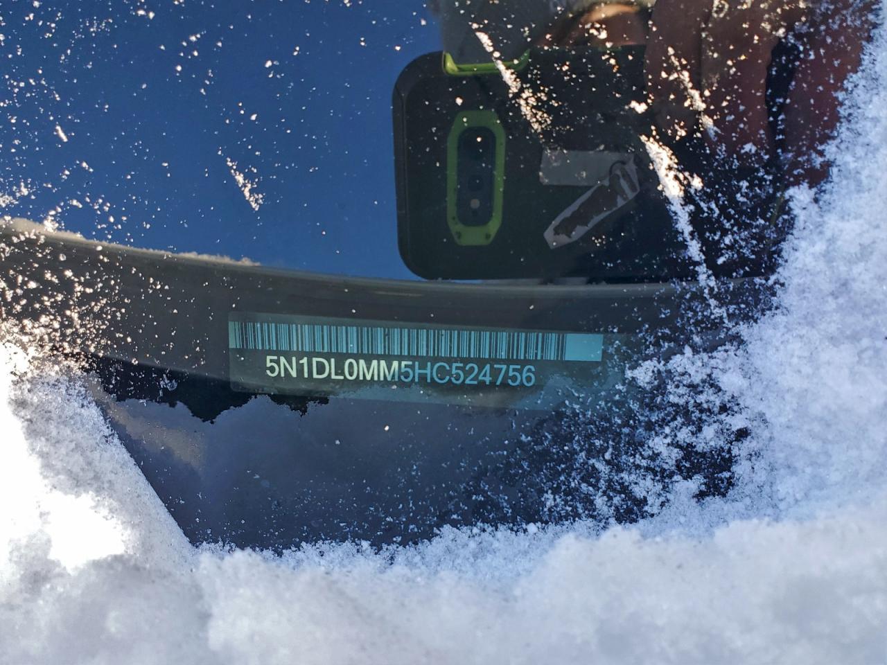 2017 Infiniti Qx60 VIN: 5N1DL0MM5HC524756 Lot: 95072595