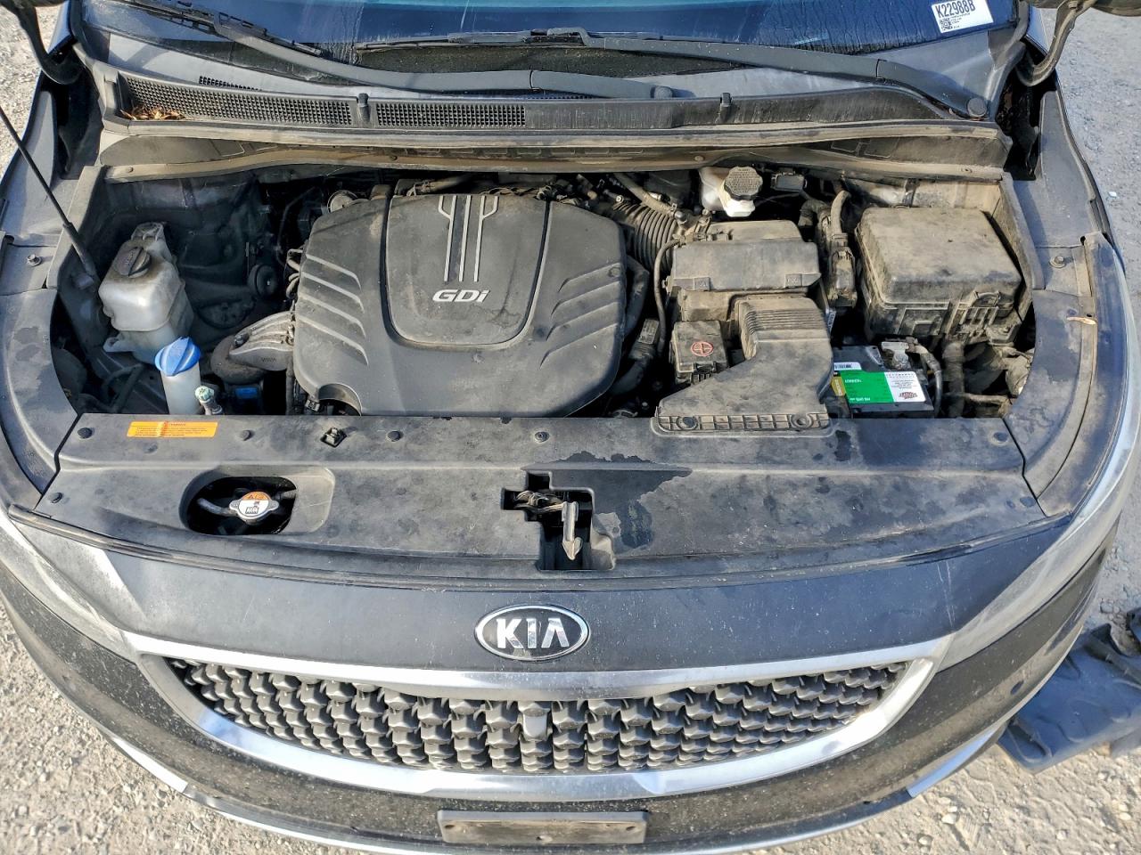 2016 Kia Sedona Sxl VIN: KNDME5C10G6187266 Lot: 95171805