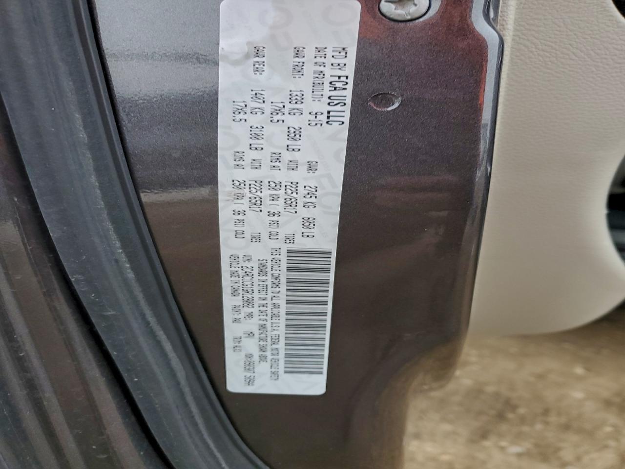 2016 Chrysler Town & Country Touring L VIN: 2C4RC1CG1GR128082 Lot: 95692115