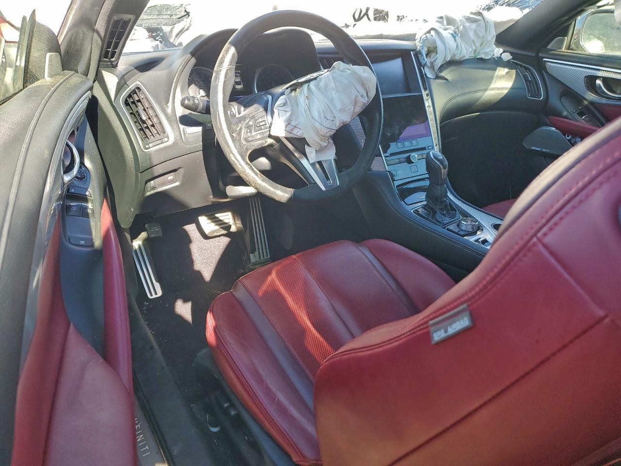 2017 Infiniti Q60 Red Sport 400 VIN: JN1FV7EL7HM700855 Lot: 94912565