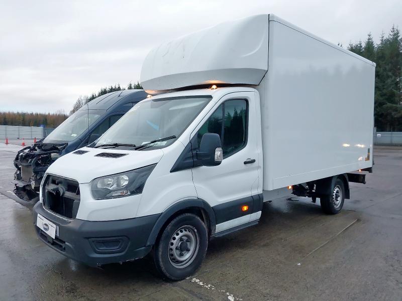 2020 FORD TRANSIT 2.0 ECOBLUE 130PS CHASSIS CAB for sale at Copart WHITBURN