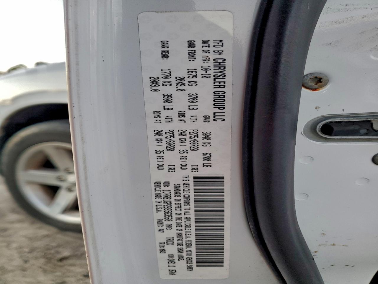 2011 Dodge Ram 1500 VIN: 1D7RB1GP2BS563560 Lot: 93933745