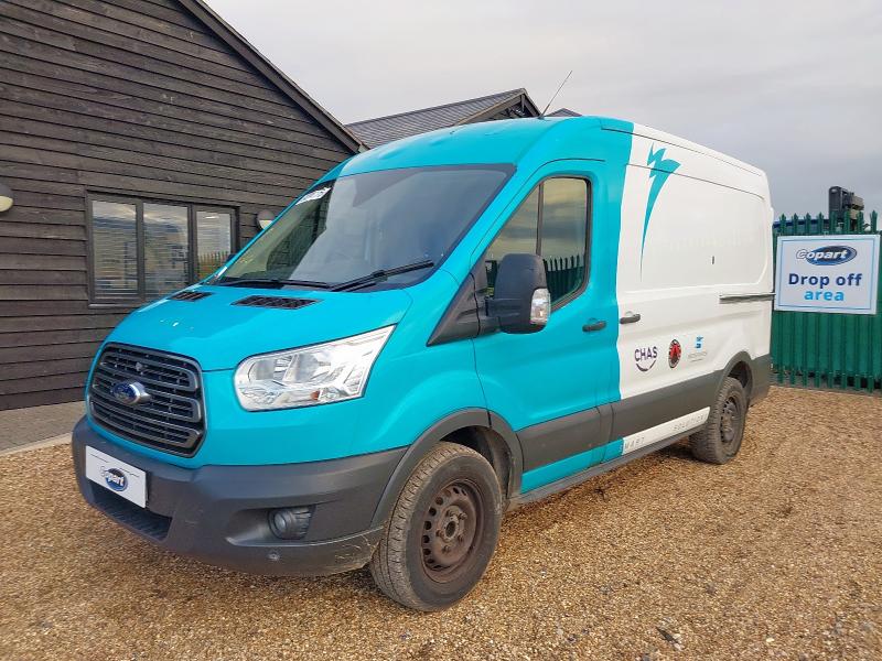 2019 FORD TRANSIT 2.0 TDCI 130PS H2 VAN for sale at Copart COLCHESTER