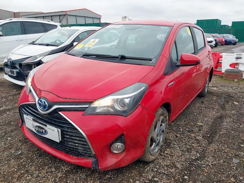 2014 TOYOTA YARIS 1.5 HYBRID ICON 5DR CVT for sale at Copart ROCHFORD