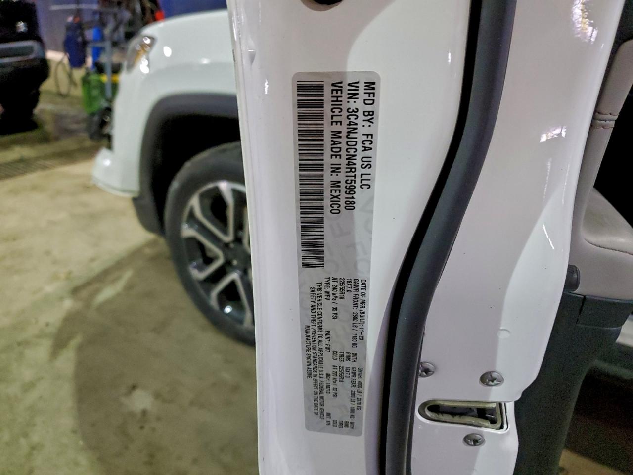 2024 Jeep Compass Limited VIN: 3C4NJDCN4RT599180 Lot: 96730555