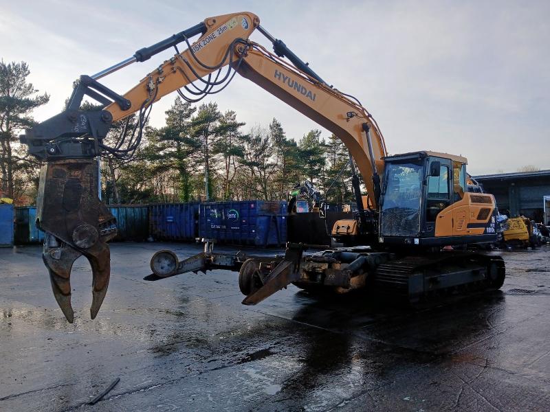 2018 HYUNDAI HX180L for sale at Copart CHESTER