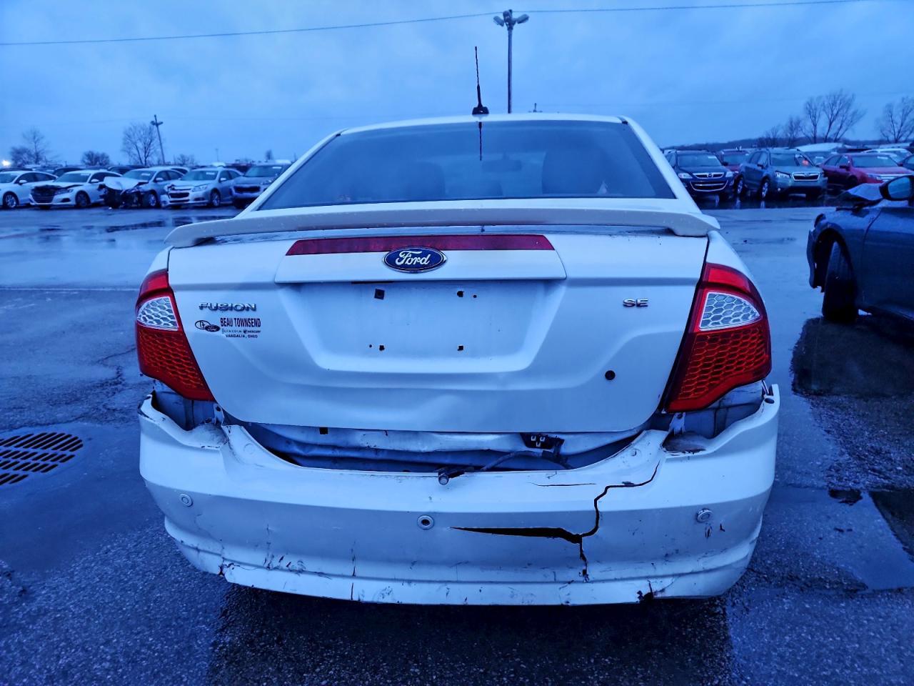 2012 Ford Fusion Se VIN: 3FAHP0HA6CR107186 Lot: 95884995