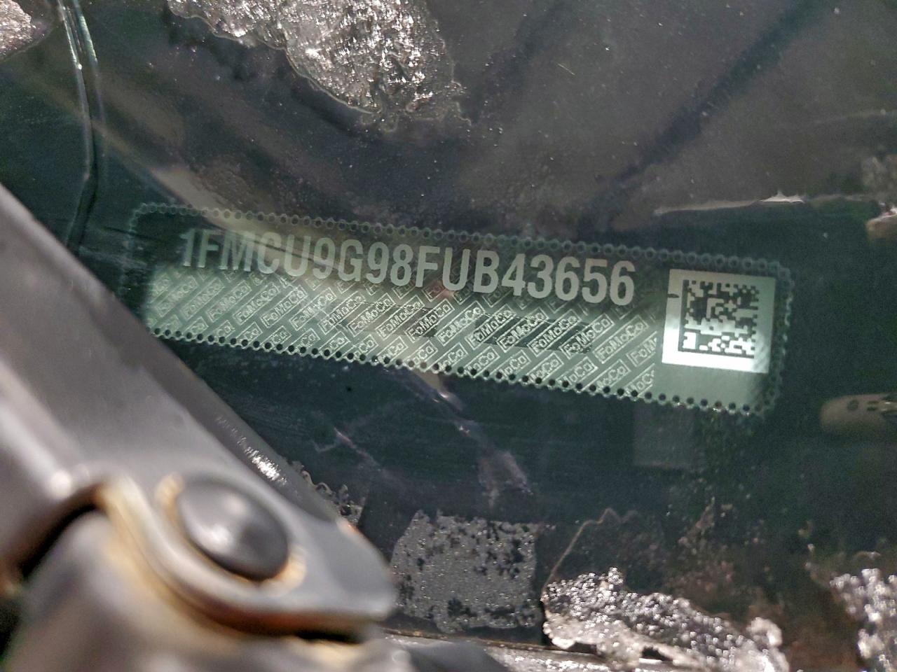 2015 Ford Escape Se VIN: 1FMCU9G98FUB43656 Lot: 95236315