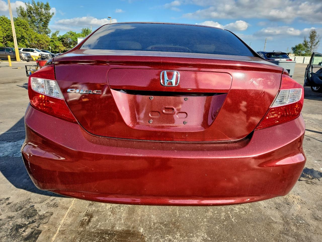 2012 Honda Civic Lx VIN: 2HGFB2F52CH507776 Lot: 95242725