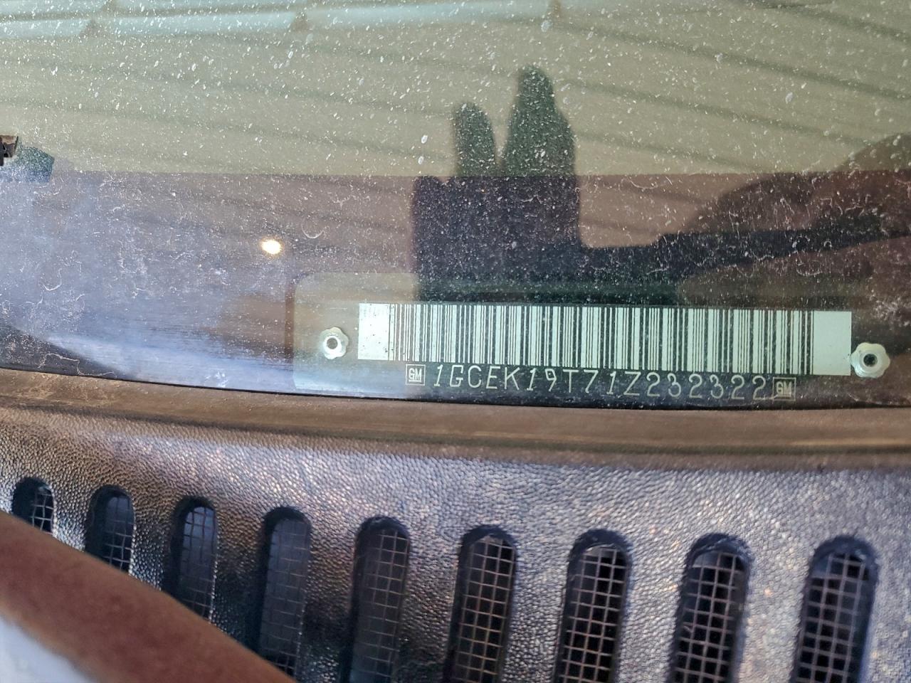 2001 Chevrolet Silverado K1500 VIN: 1GCEK19T71Z232322 Lot: 97120275