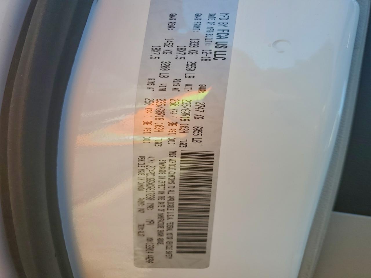 2019 Chrysler Pacifica Limited VIN: 2C4RC1GGXKR617230 Lot: 95194815