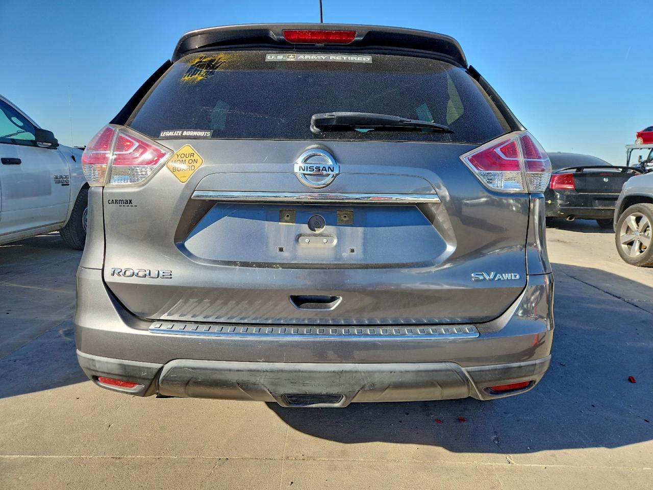 2016 Nissan Rogue S VIN: KNMAT2MV7GP641595 Lot: 96607725