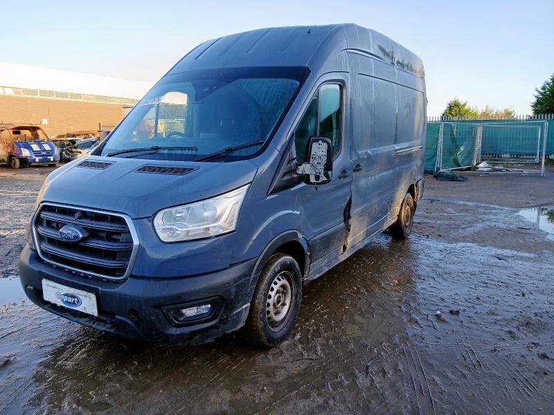 2021 FORD TRANSIT 2.0 ECOBLUE 130PS H3 TREND VAN for sale at Copart PETERLEE