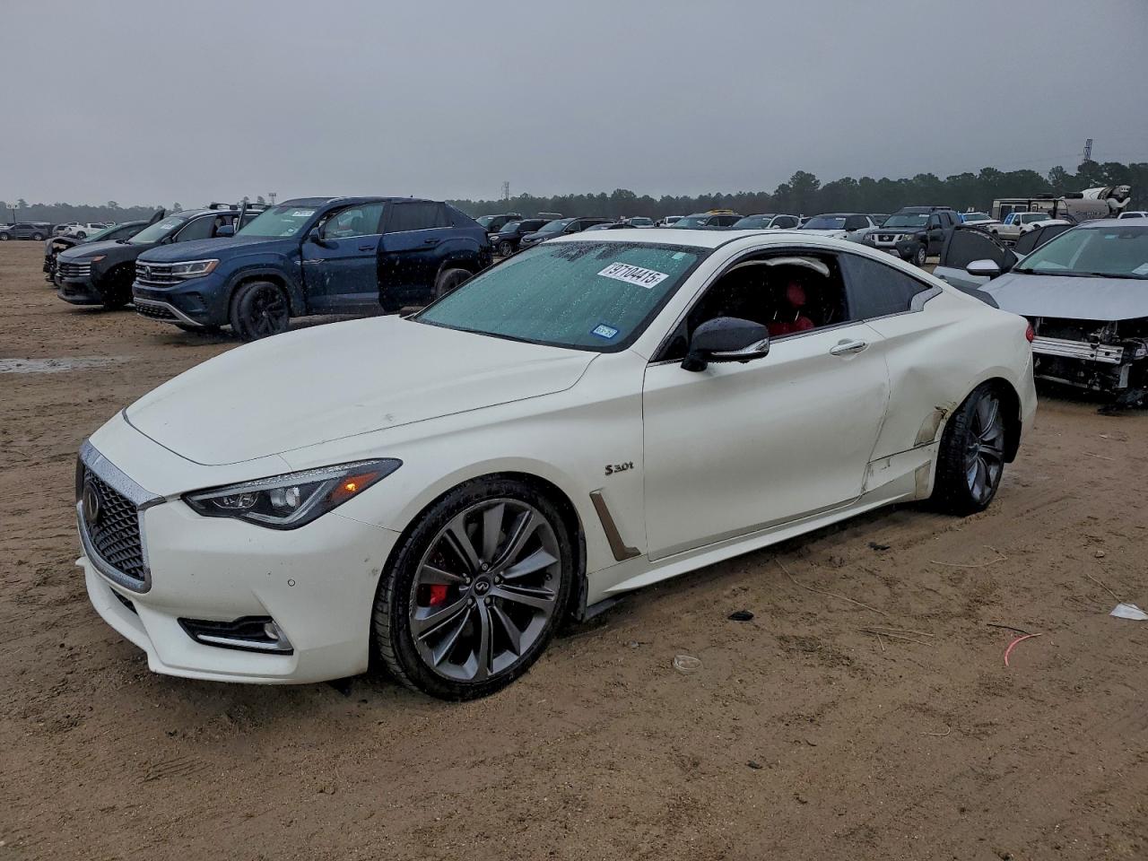 2019 Infiniti Q60 Red Sport 400 VIN: JN1FV7EL1KM440007 Lot: 97104415