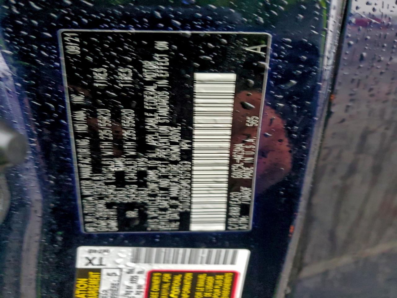 2021 Toyota Highlander Xse VIN: 5TDJZRBH5MS157883 Lot: 94997885