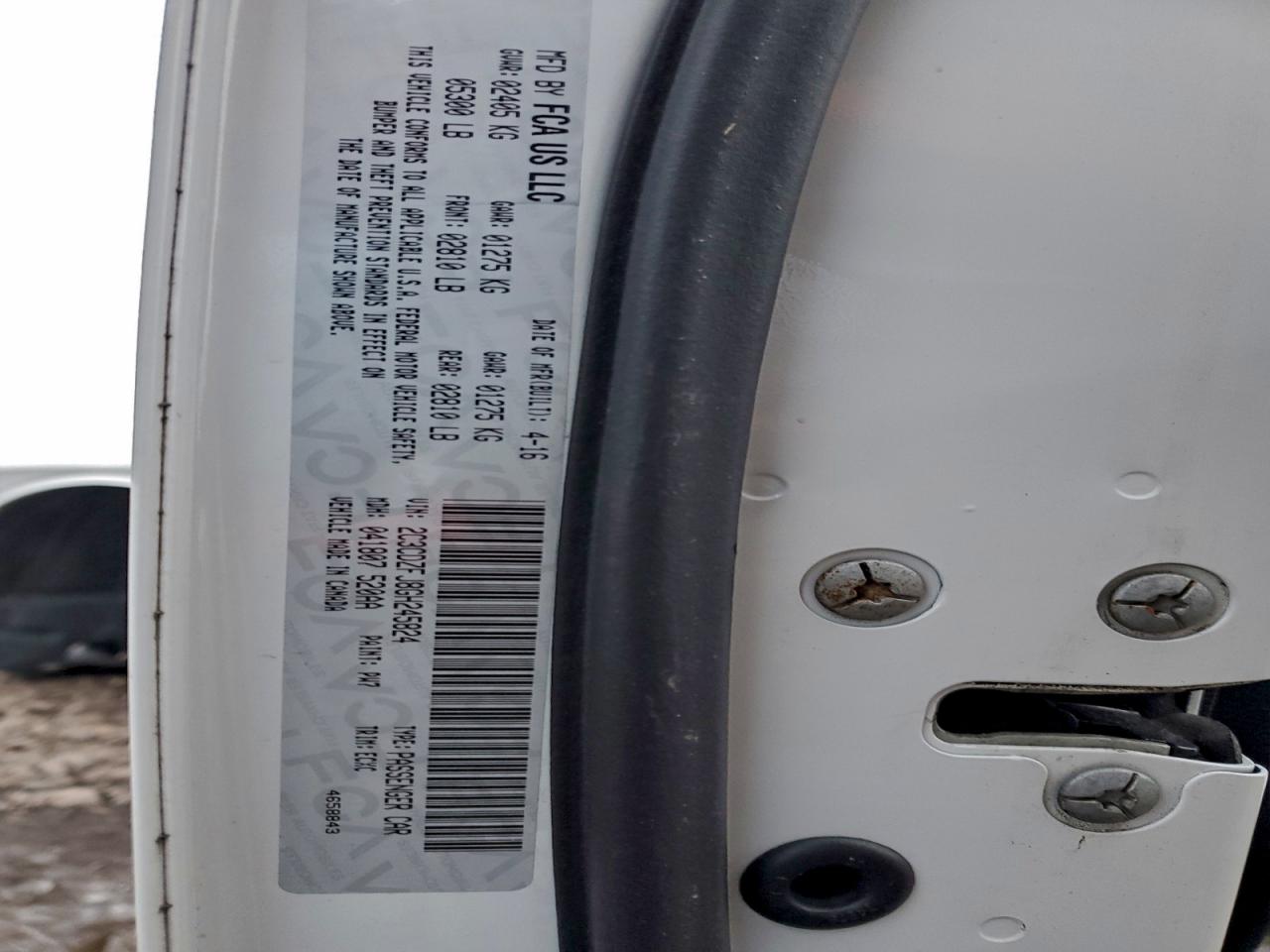 2016 Dodge Challenger R/T Scat Pack VIN: 2C3CDZFJ8GH245824 Lot: 95566055