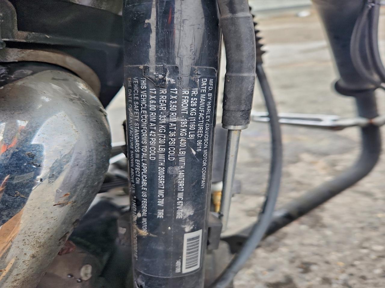 2016 Harley-Davidson Flstf Fatboy VIN: 1HD1BXV17GC020018 Lot: 95422265