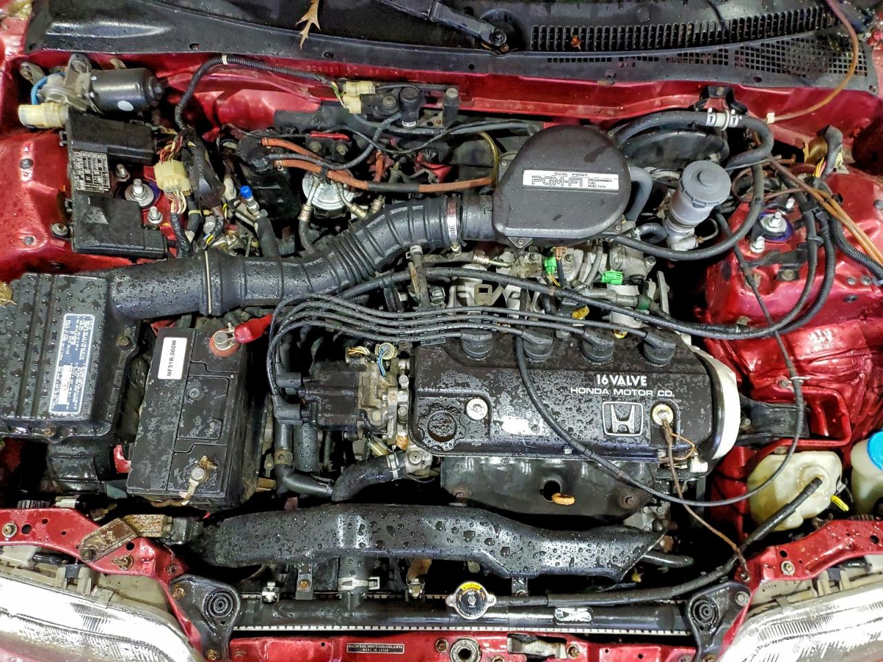 1991 Honda Civic Crx VIN: JHMED8357MS011831 Lot: 94892035