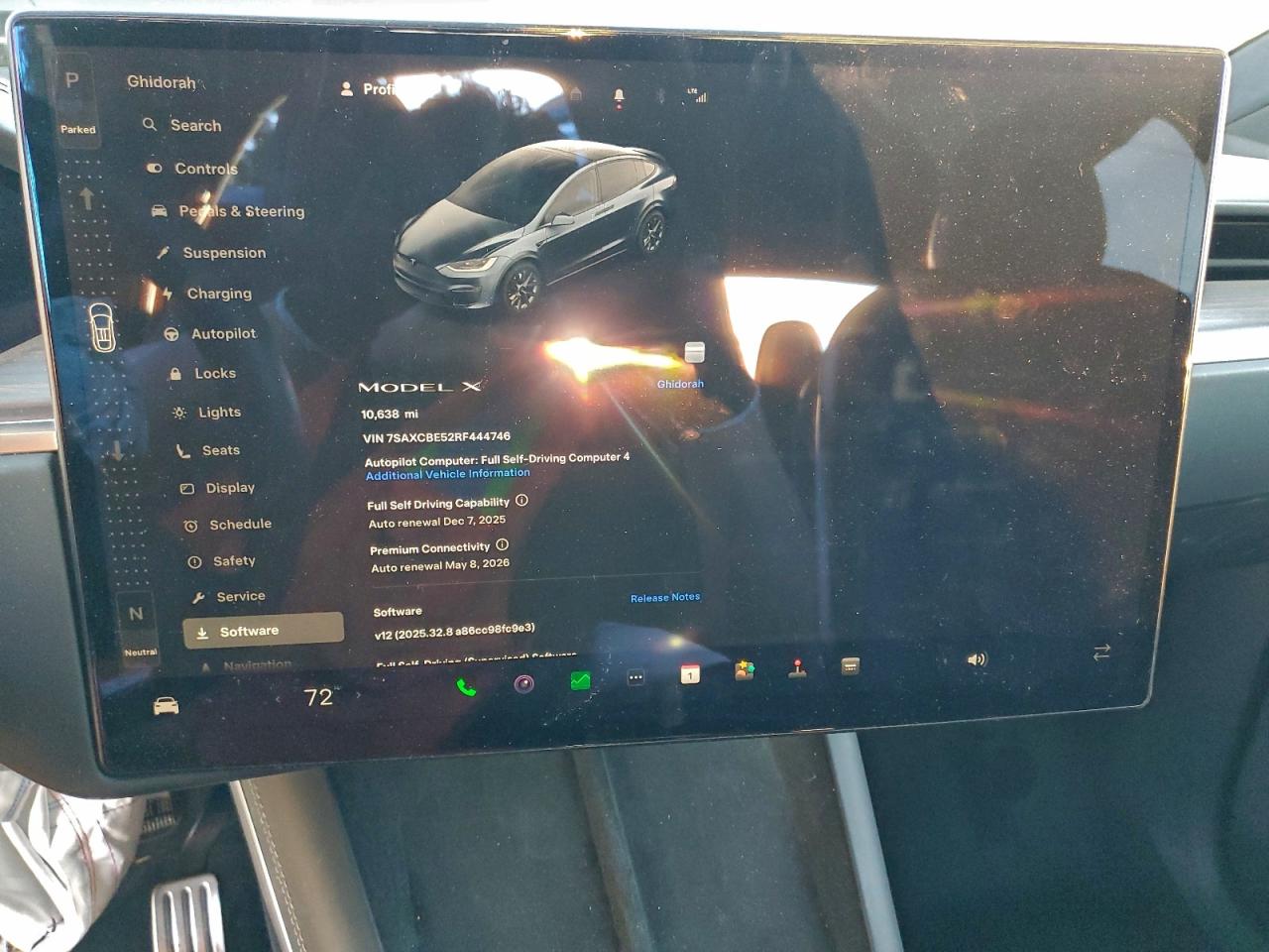 2024 Tesla Model X VIN: 7SAXCBE52RF444746 Lot: 94636865