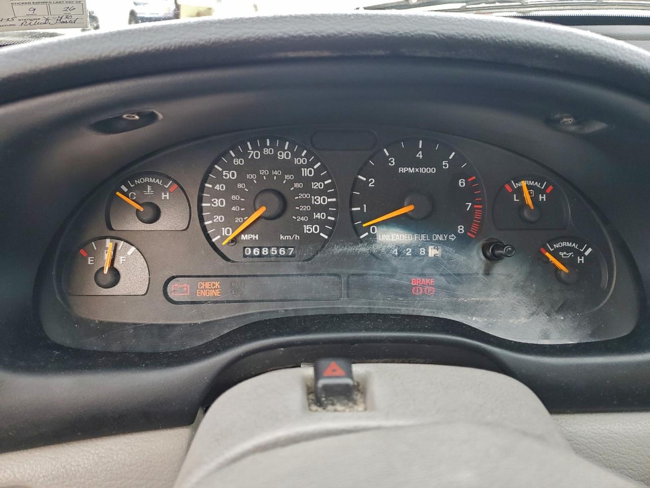 1998 Ford Mustang Gt VIN: 1FAFP42X9WF241834 Lot: 95513375