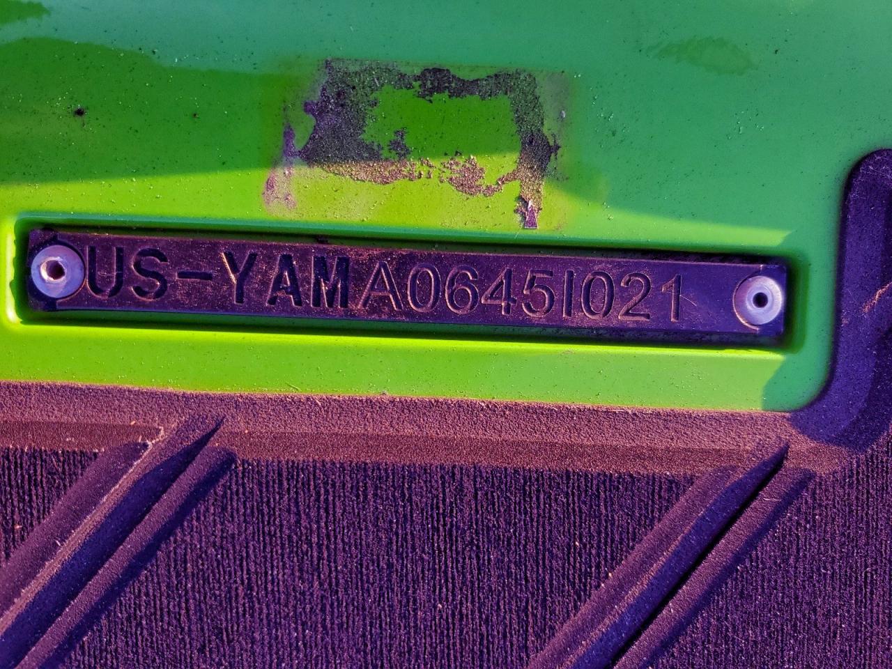 2021 Yamaha Fx VIN: YAMA06451021 Lot: 96535175