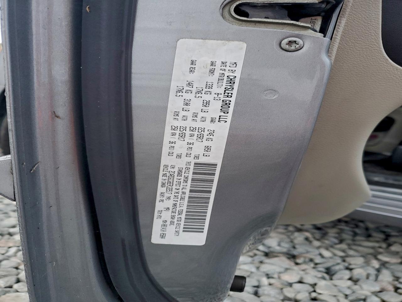 2014 Dodge Grand Caravan Sxt VIN: 2C4RDGCG6ER122517 Lot: 96505405