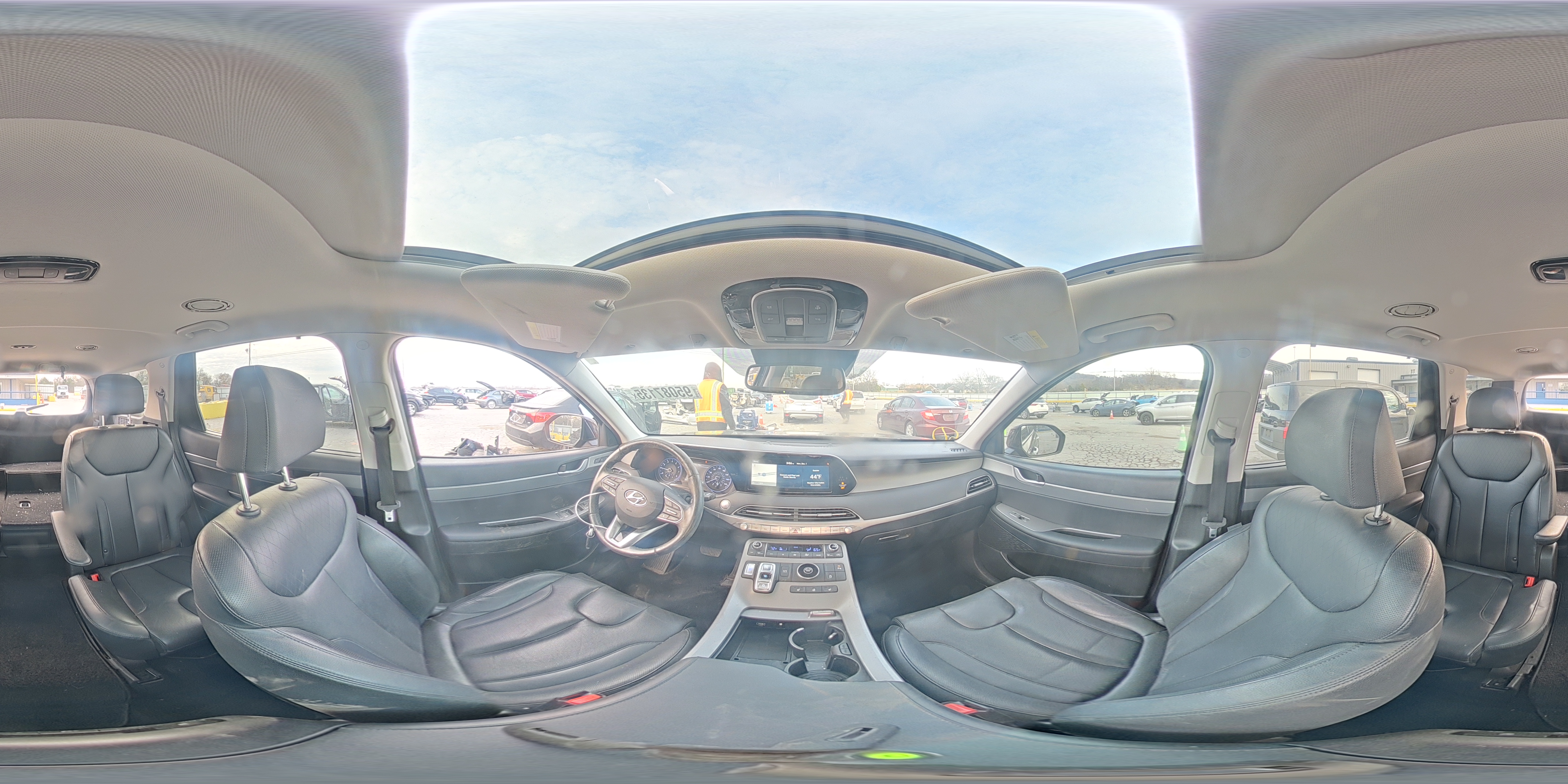 2021 Hyundai Palisade Sel VIN: KM8R44HEXMU206262 Lot: 95087135