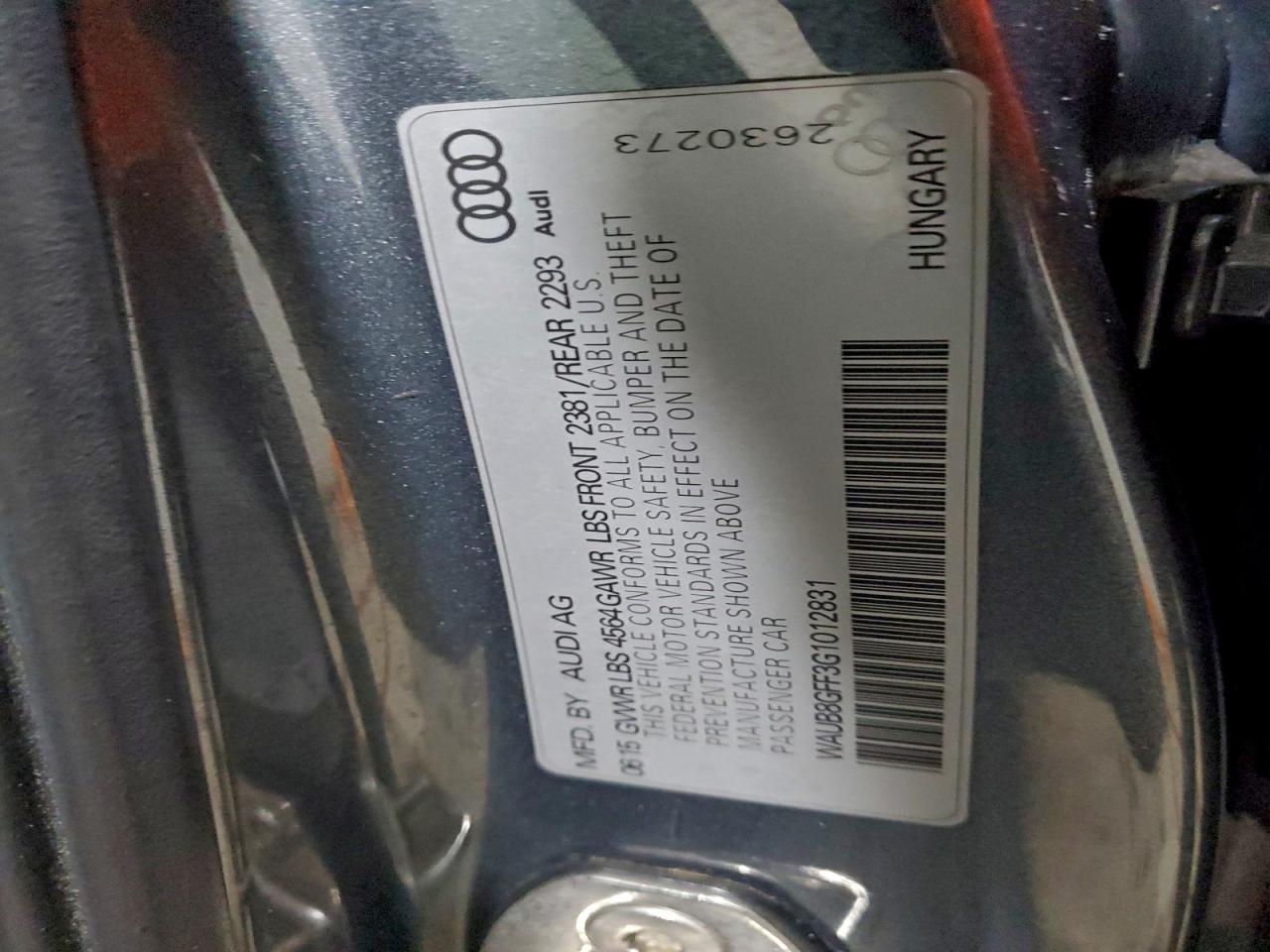 Фото: WAUB8GFF3G1012831