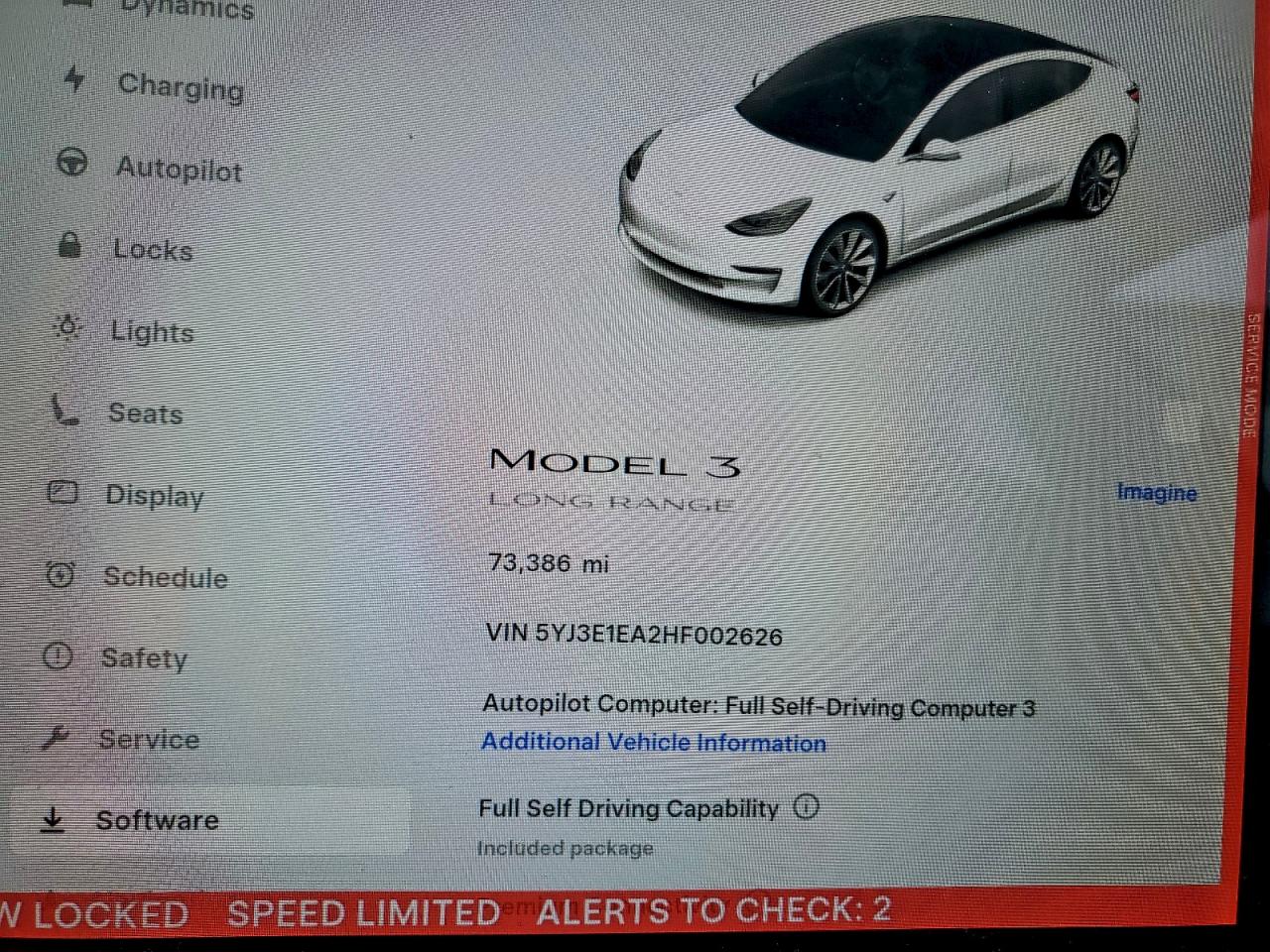 2017 Tesla Model 3 VIN: 5YJ3E1EA2HF002626 Lot: 96103775