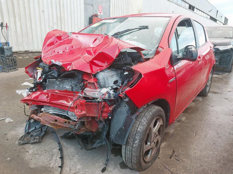 2015 TOYOTA YARIS 1.5 HYBRID ICON 5DR CVT for sale at Copart PETERLEE