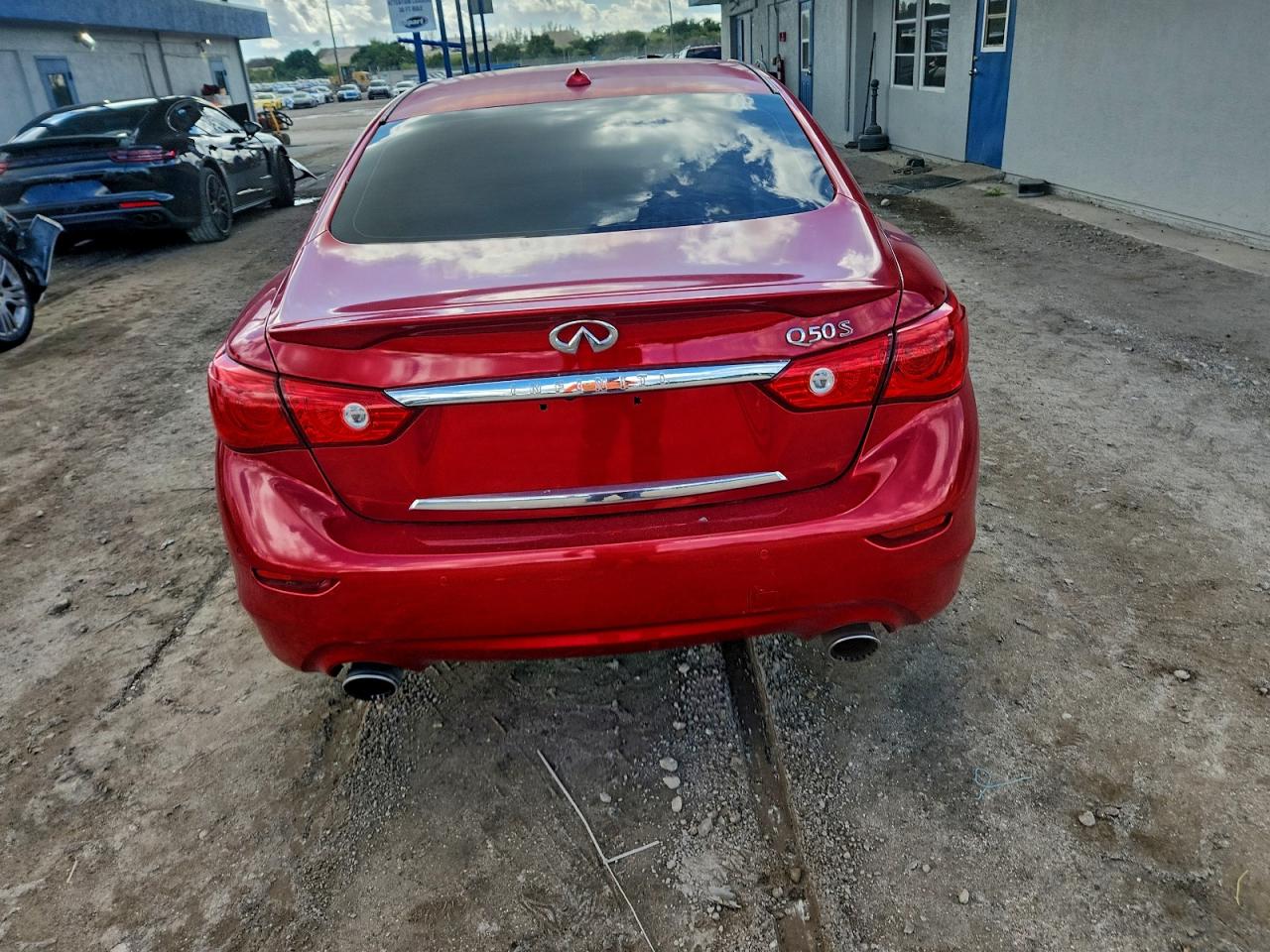 2017 Infiniti Q50 Red Sport 400 VIN: JN1FV7AP7HM850487 Lot: 96260165